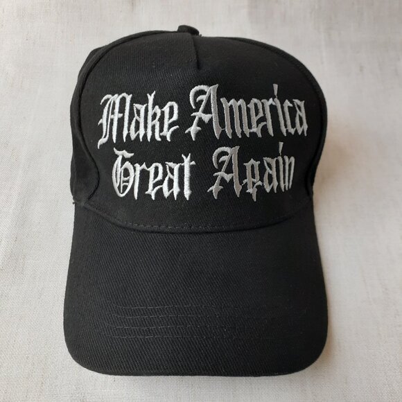 Make America Great Again - Black Baseball Cap - Adjustable Fit - Picture 13 of 13